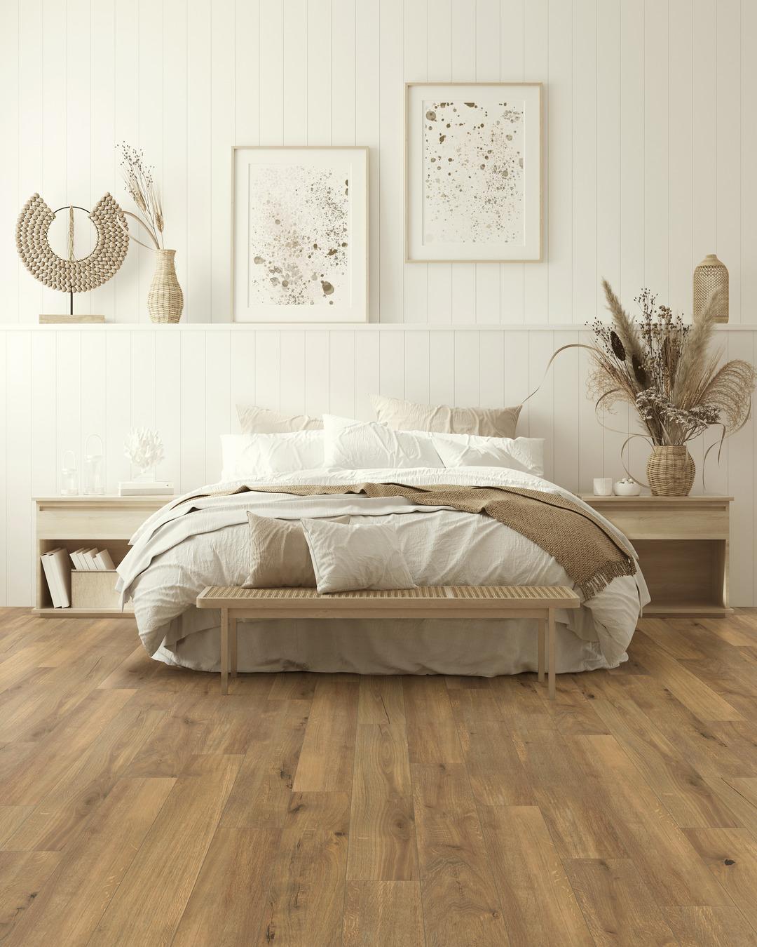 bedroom with seven pines oak