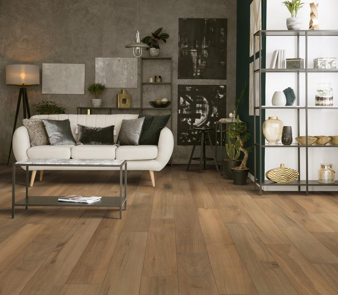 front royal oak floors in a living room