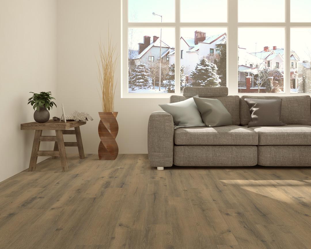 living room with rehoboth oak